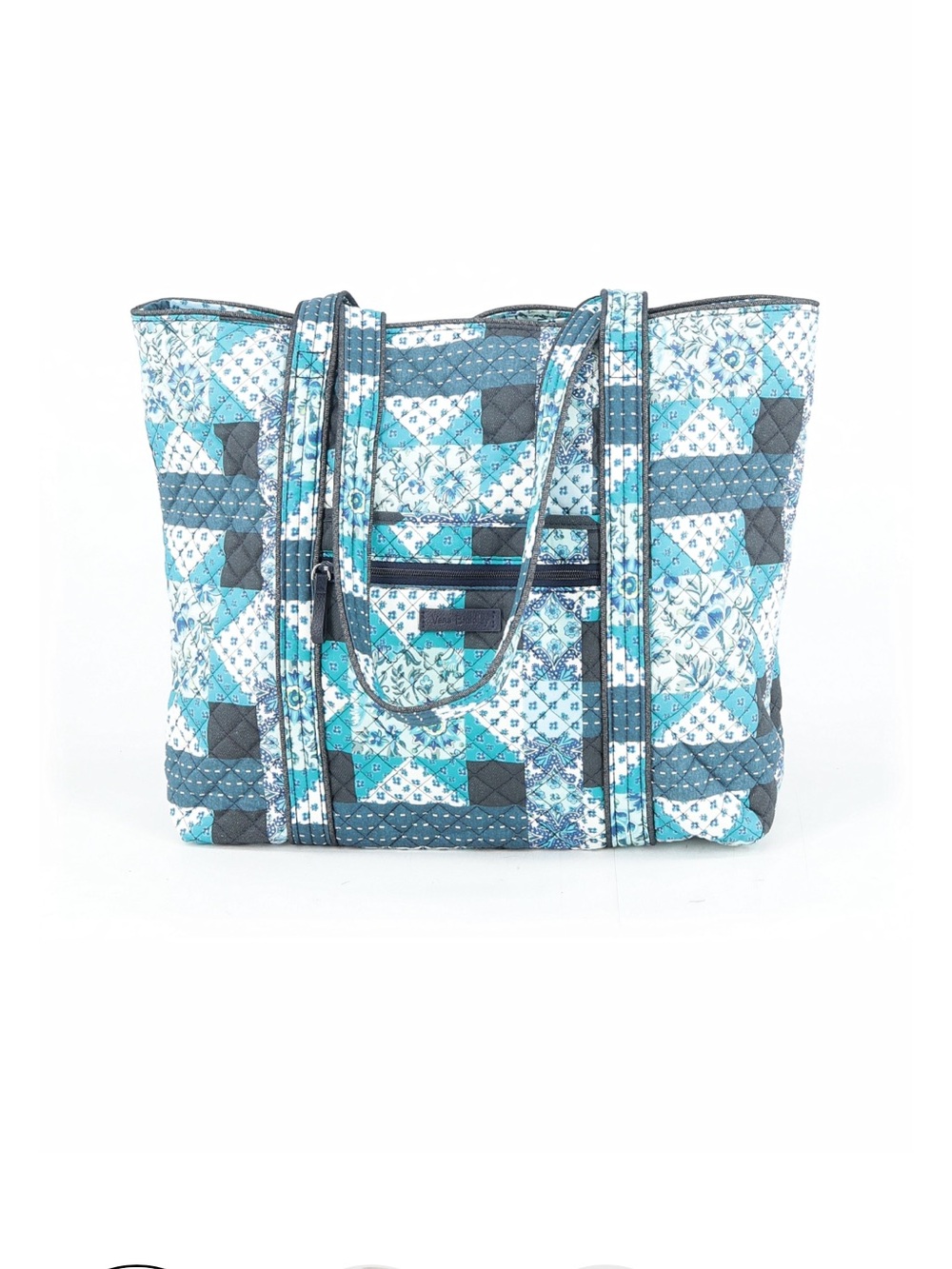 Vera Bradley cloudvines patchwork zippered tote